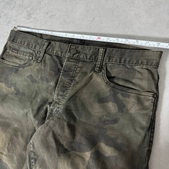 Polo Ralph Lauren Sullivan Slim Camo Denim Jeans - Size: 36x30 - Picture 4 of 11
